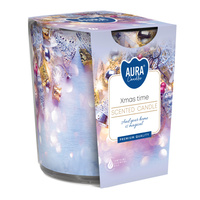 Świeca w szkle SN72s-01 Bispol - Xmas time