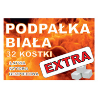 PODPAŁKA kostka biała Extra 32kst