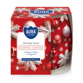 Świeca w szkle SN71s-13 Bispol - Winter star