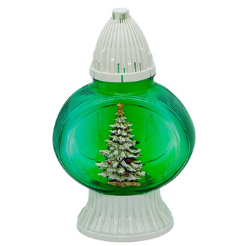 Znicz BN K-9884 CHOINKA OWAL biały/zielony (5szt)