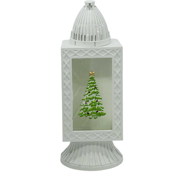 Znicz BN K-9846 KAPLICZKA z choinką biały (5szt)