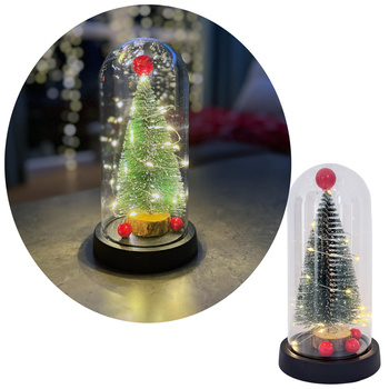 Latarnia świąteczna LED 27400 CHOINKA 19x11,5cm