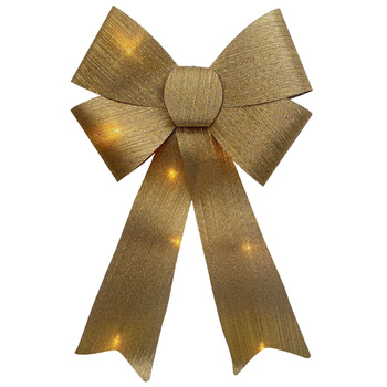 Kokarda LED 27354 złoty 43x30cm