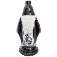 Znicz K-8436 URNA z różą czarny (4szt)