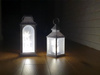 Latarnia plastikowa LED 2010B-J biały 30cm