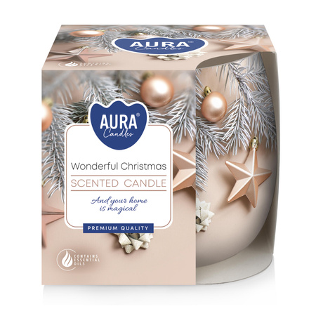 Świeca w szkle SN71s-52 Bispol - Wonderful Christm