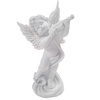 Figurka ANIOŁ AT98-12B3564B biały z harfą mix 23cm