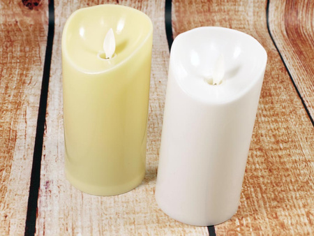 Świeca LED ruchomy płomień WI-3 12,5cm biały