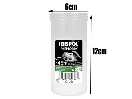 Wkład parafinowy P165 Bispol (20szt)