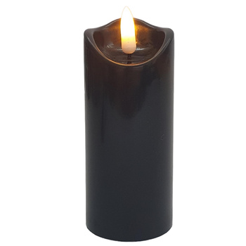 Świeca LED płomień wąska czarny 12,5/5cm 1/20/WAX