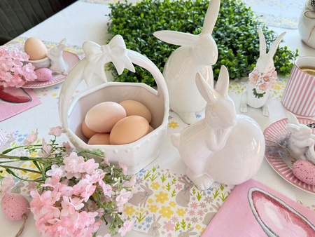 Osłonka ceramiczna z zajączkiem 100206