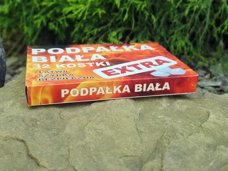 PODPAŁKA kostka biała Extra 32kst