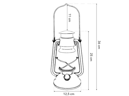 Lampa plastikowa LED 26916 25x14cm