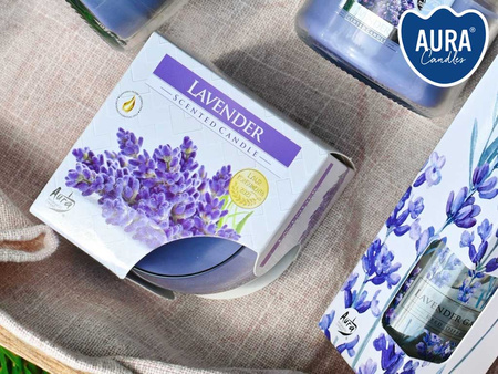 Świeca w szkle SN71-79 Bispol - Lavender