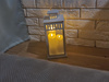 Świeca LED płomień wąska biały 12,5/5cm 1/20/WAX