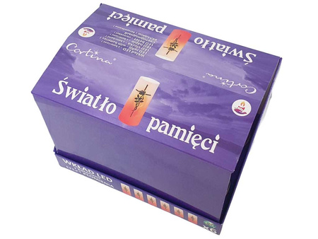 Świeca LED z efektem płomienia 6szt 1/18/WZP CROSS