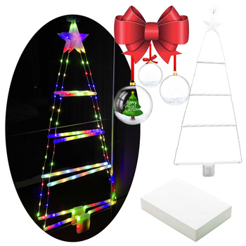 Choinka świąteczna LED 27403 multikolor 90x40cm