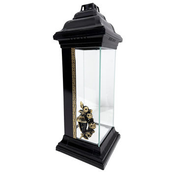 Znicz BN K-6098 LATARNIA kaplicz czarny pas (8szt)