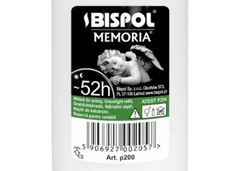 Wkład parafinowy P200 Bispol (20szt)