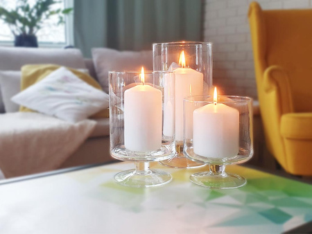 Świeca pieńkowa 90/80 biały 090 Bispol