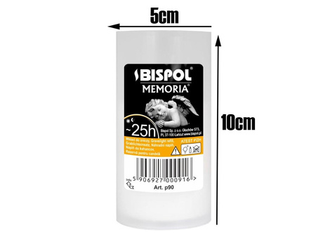 Wkład parafinowy P90 Bispol (30szt)