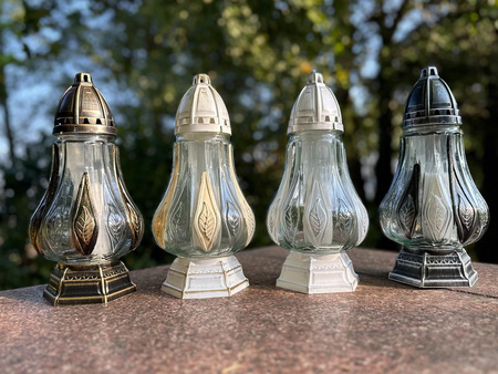 Znicz FLAVIA mała srebrny 427 (4szt)