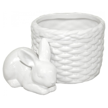 Osłonka ceramiczna z zajączkiem 100206