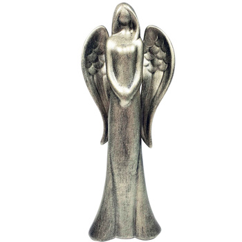Figurka ANIOŁ 6704-0032 srebrny 41cm
