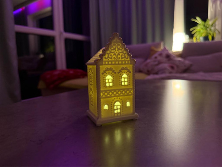 Figurka LED DOMEK 168749 biały 12x6,5cm
