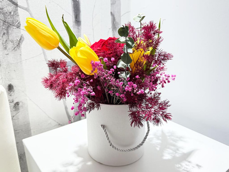 Flower BOX 26708 kpl 2szt czerwony 