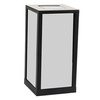 Latarnia plastikowa SOLAR 27110 czarny 28x14cm