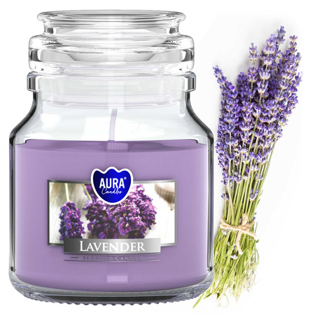 Świeca w szkle SND71-79 Bispol - Lavender