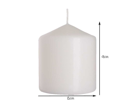 Świeca pieńkowa 90/80 biały 090 Bispol