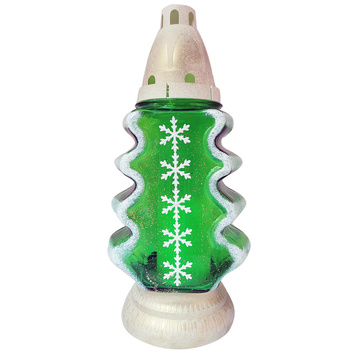 Znicz BN Choinka 12ZN śnieżynka (5szt)