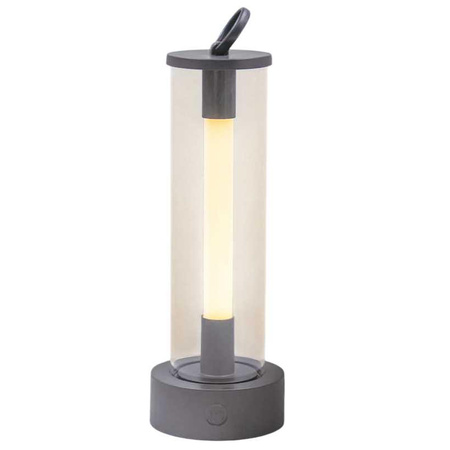 Latarnia szklana LED z kablem USB 27202 21x7,5cm