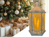 Latarnia plastikowa LED 26567 ŚWIECZKI biały 31cm