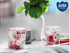 Świeca w szkle SN72s-30 Bispol - Floral inspiratio
