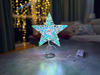 Topper świąteczny LED 27402 GWIAZDA zimny b. 25cm