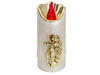 Świeca LED z krzyżem 1/23/SLC red 6szt 15cm