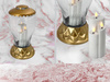Znicz LED K-8481 LAMPION 5 złoty (4szt)