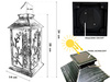 Latarnia plastikowa SOLAR 27112 czarny 28x14cm