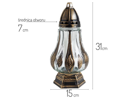 Znicz FLAVIA mała złota 387 (4szt)