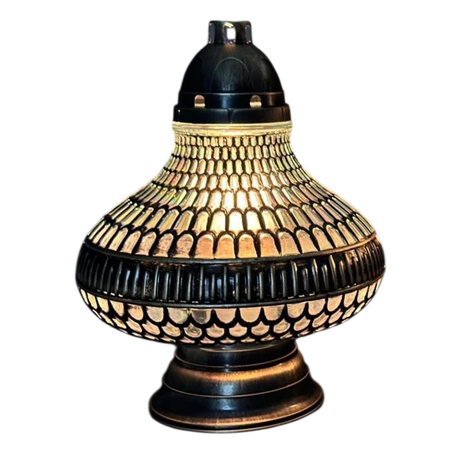 Znicz K-9679 UFO premium czarny/złoty (2szt)