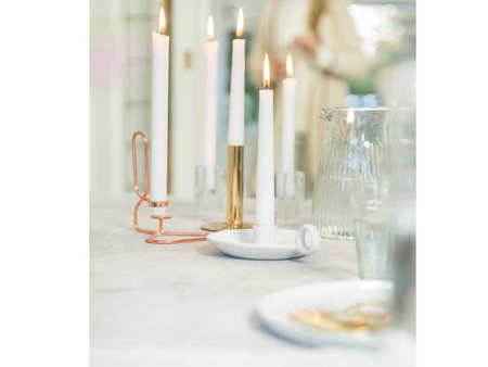 Świeca stoż. s30-1-213 245/23 m.złoty Bispol 30szt