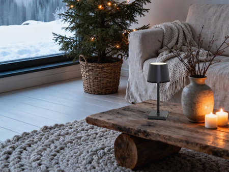 Lampa LED 27214 czarny 26cm