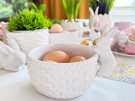 Osłonka ceramiczna z zajączkiem 100206