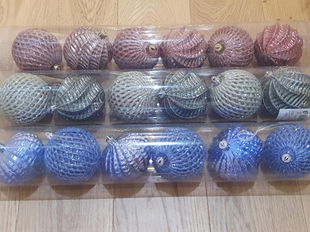 Zawieszka BOMBKA SY11 zielony 6szt 8cm