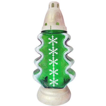 Znicz BN Choinka 12ZN śnieżynka (5szt)