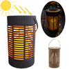 Latarnia plastikowa SOLAR 27111 brązowy 24x14cm