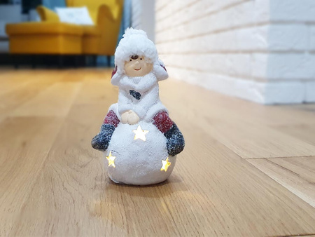 Figurka led CHŁOPIEC 212381/BOY na kuli 16x9,5cm